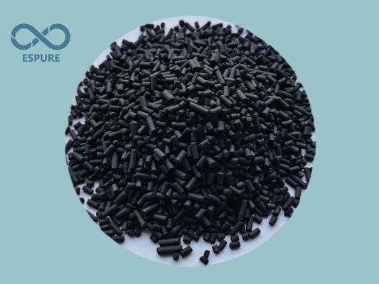 কেনা 600mg/g কালো সিলিন্ডারিকাল পেললেট সক্রিয় কার্বন 4mm কয়লা ভিত্তিক online manufacture