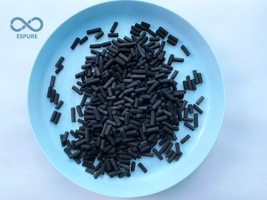 900mg/g কয়লা ভিত্তিক সক্রিয় কার্বন পেললেট ভল্ট 4mm VOCs অপসারণের জন্য